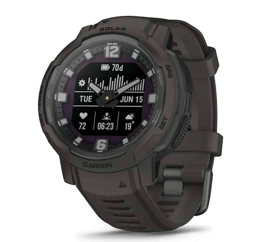 Garmin Instinct Crossover Solar Graphite Watch