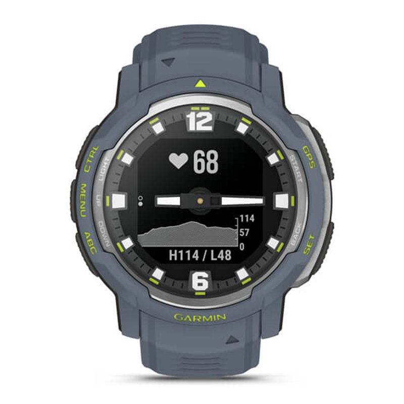 Garmin Instinct Crossover Standard Edition Watch -  Blue Granite Best Price in Dubai