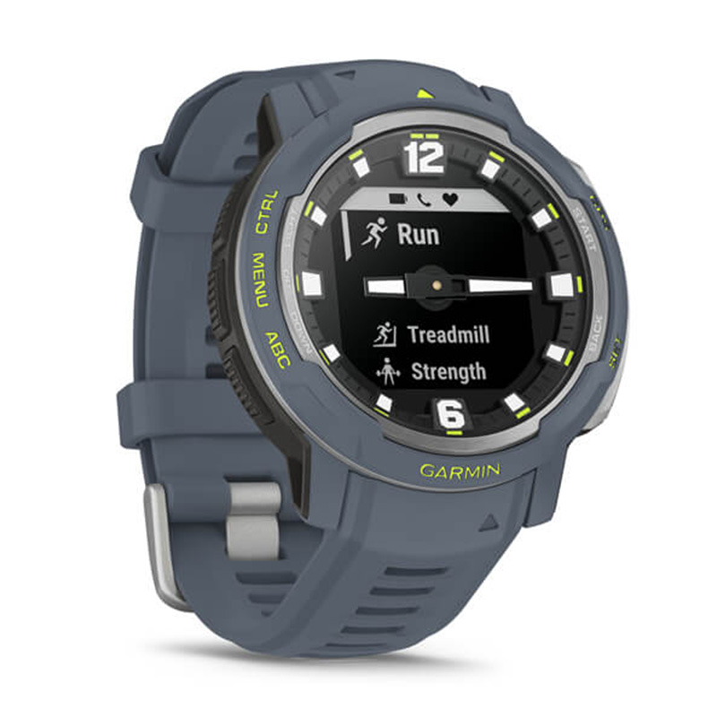 Garmin Instinct Crossover Standard Edition Watch -  Blue Granite Best Price in Abu Dhabi