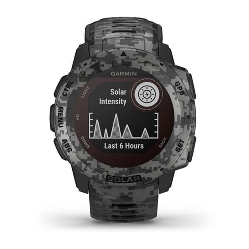 Garmin Instinct Solar Camo Edition Graphite Camo Best Price in UAE