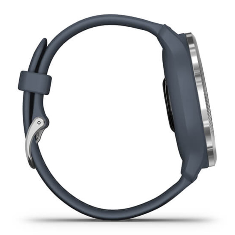 Garmin Venu 2 Silver Bezel with Granite Blue Silicone Band 45 MM Best Price in UAE