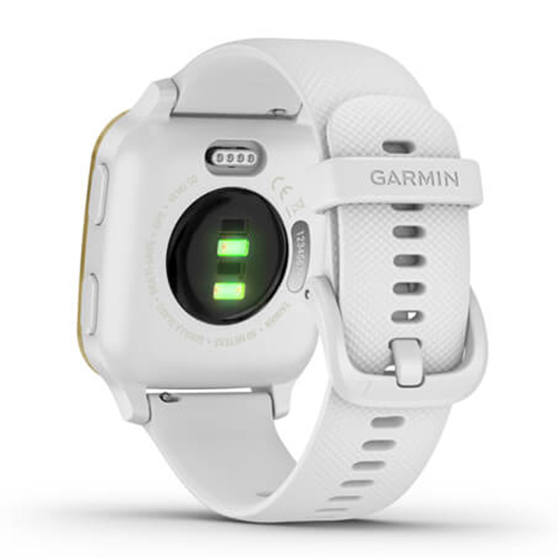 Garmin Venu Sq Light Gold With White Case Silicone Band 40 MM Best Price in Ajman
