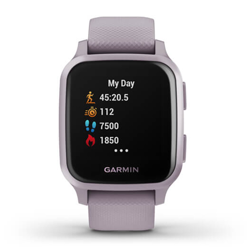 Garmin Venu Sq Metallic Orchid Bezel With Orchid Case Silicone Band 40 MM Best Price in Dubai