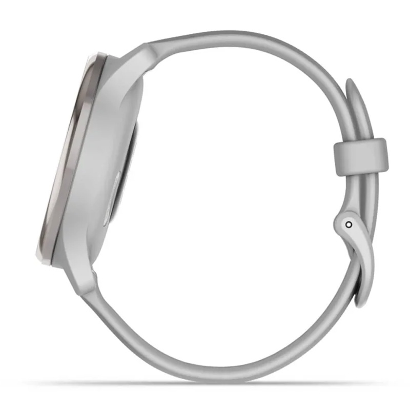 Garmin Vivomove Trend Silver Stainless Steel Bezel with Mist Grey Case and Silicone Band Best Price in Ajman