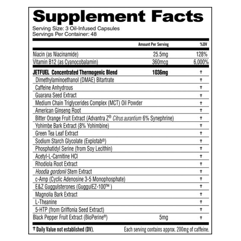 GAT Jetfuel Original 144 Oil-Infused Caps Best Price in Dubai