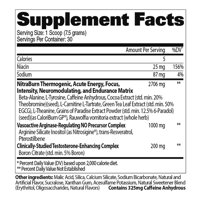 GAT Sport Nitraflex Burn Tropic Thunder 30 Servings Best Price in Dubai