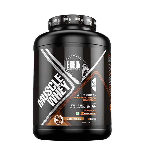 Gibbon Nutrition Muscle Whey 5 lbs - Coffee Mocha