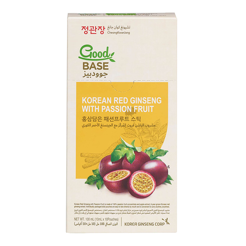 GoodBase CKJ Passion Fruit with Korean Red Ginseng Box of 3 Best Price in Dubai