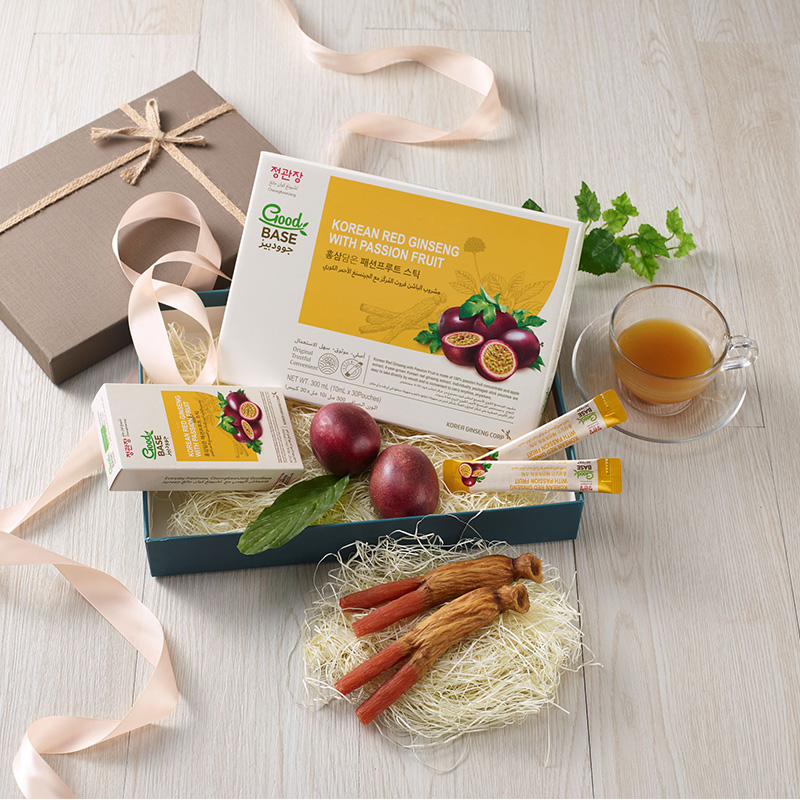 GoodBase CKJ Passion Fruit with Korean Red Ginseng Box of 3 Best Price in UAE