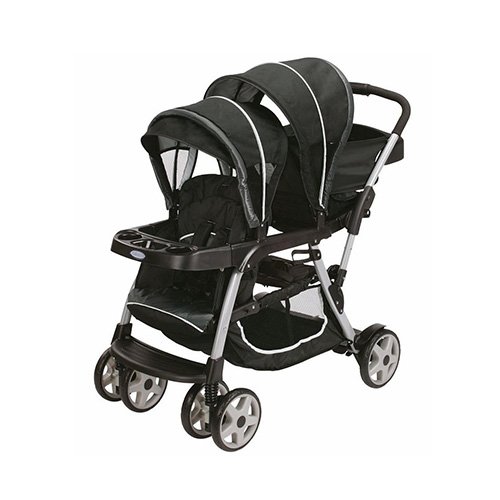 Graco - Ready2Grow Click Connect LX Double Stroller - Gotham