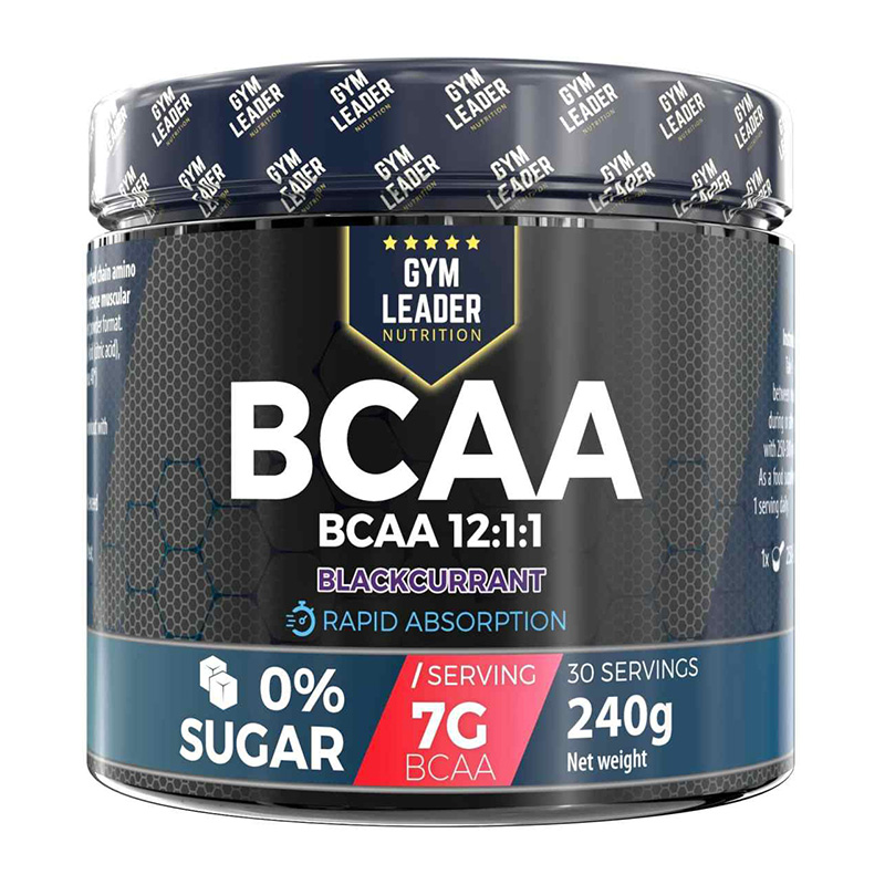 Gym Leader BCAA 12:1:1 Black Current 30 Servings