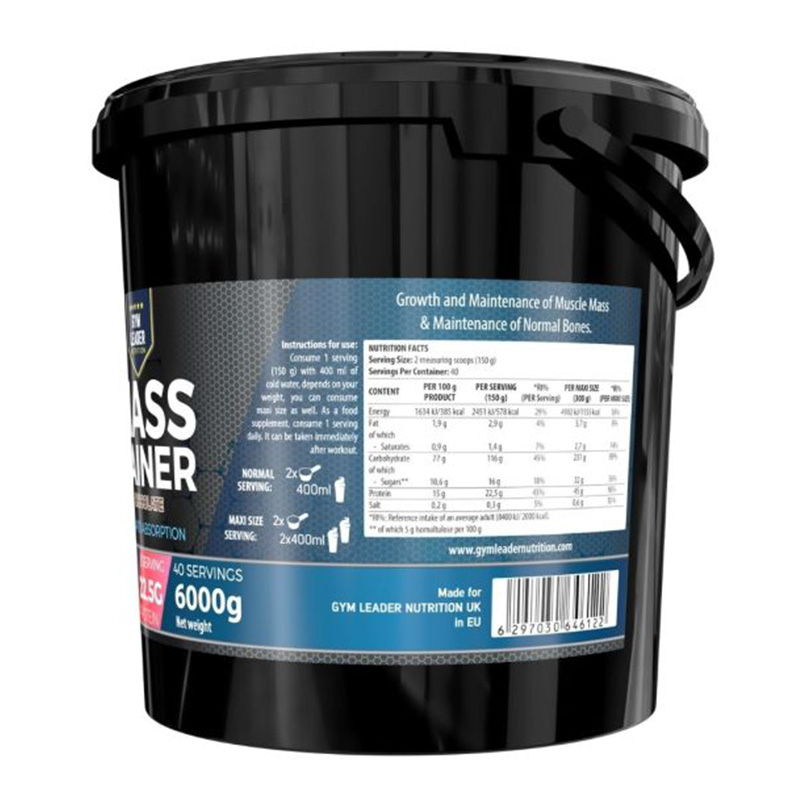 Gym Leader Mass Gainer Chocolate 40serv Best Price in Dubai