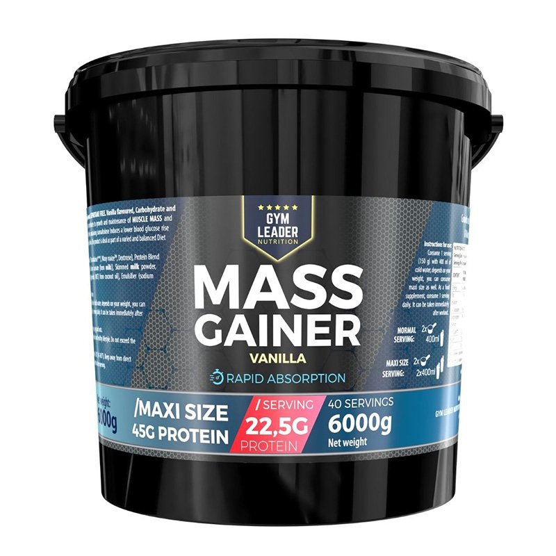 Gym Leader Mass Gainer Vanilla 40 Servings