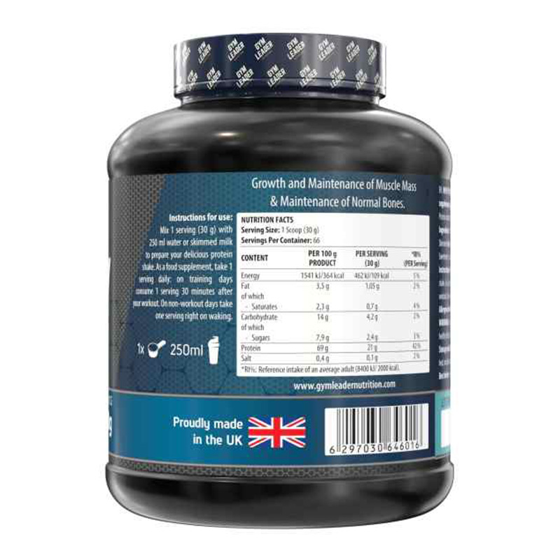 Gym Leader Whey Protein Chocolate 66serv Best Price in Dubai