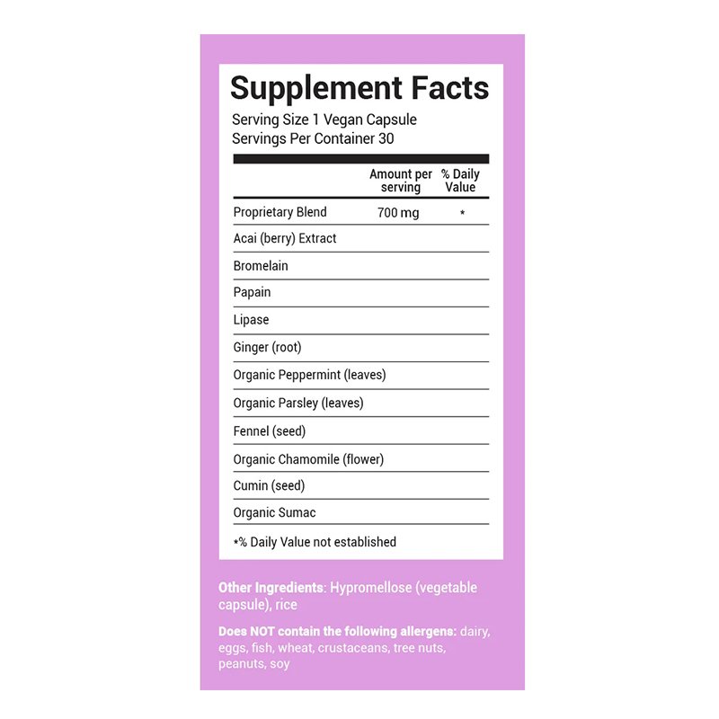 Hairtamin BLOATamin 30 Vegan Capsules Best Price in Sharjah