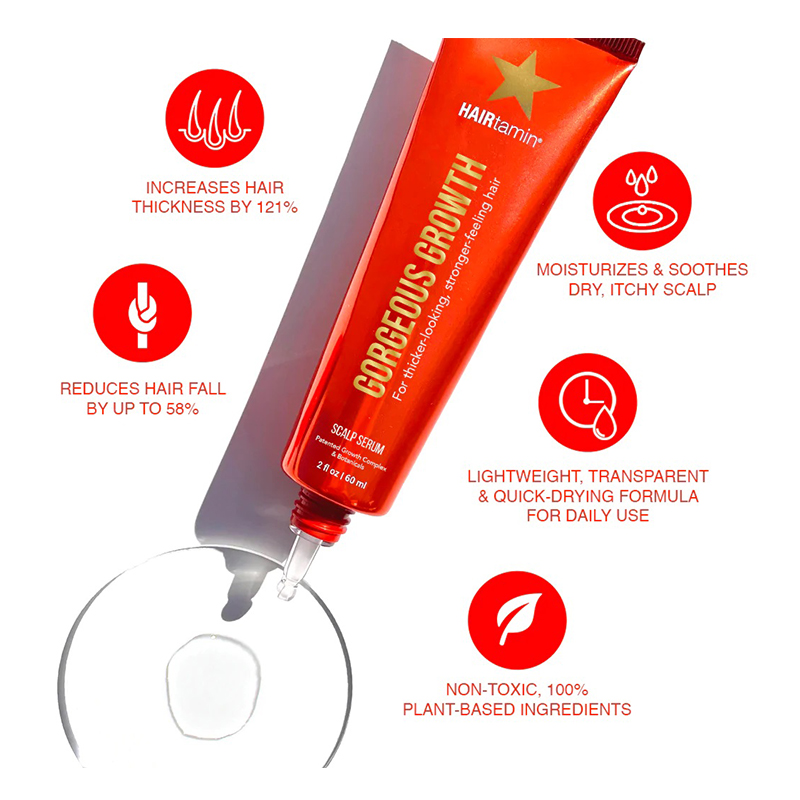 Hairtamin Gorgeous Growth Scalp Serum 60 ml Best Price in Al Ain