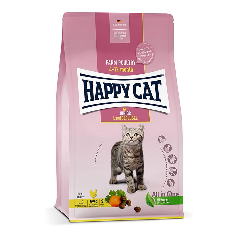 Happy Cat Young Kitten Farm Poultry 300 G