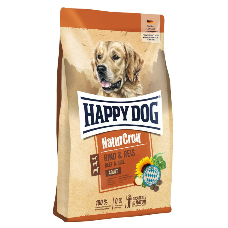 Happy Dog Naturcroq Beef & Rice 15 Kg