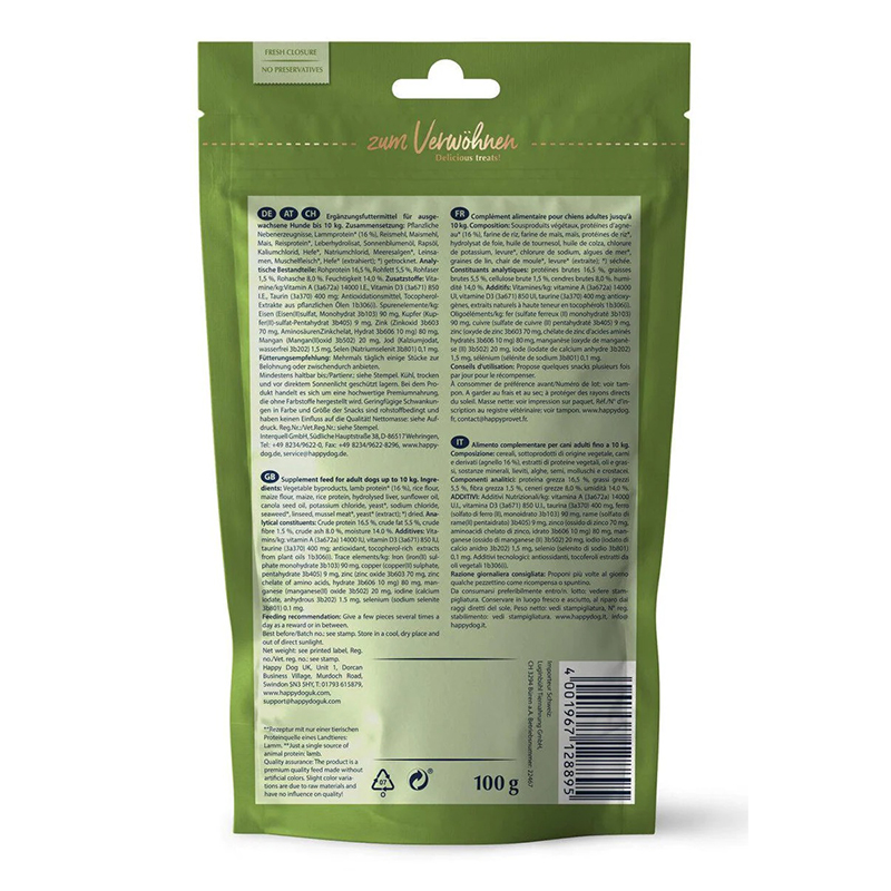 Happy Dog Soft Snack Mini New Zealand Lamb 400 G Best Price in Abu Dhabi