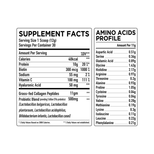 HC Nutrition Collagen Peptides + Probiotics 360 G Best Price in Al Ain