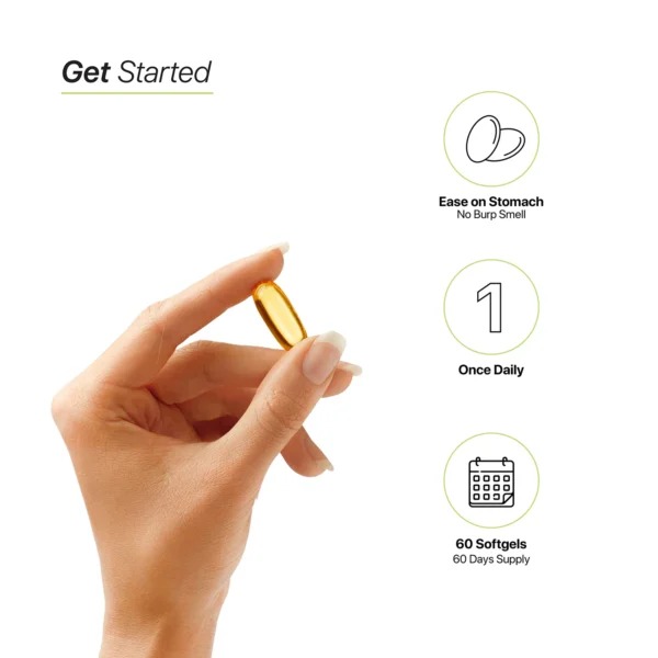 HC Nutrition Double Strength Omega 3 Fish Oil 60 Softgels Best Price in Dubai