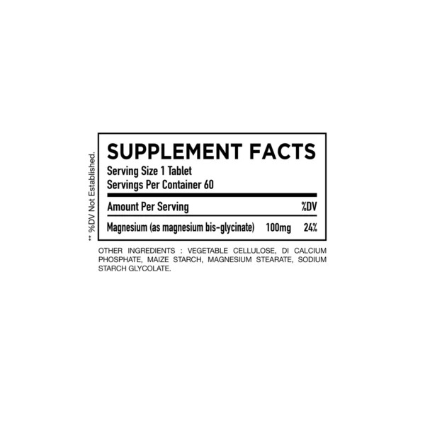 HC Nutrition Magnesium Glycinate 60 Tablet