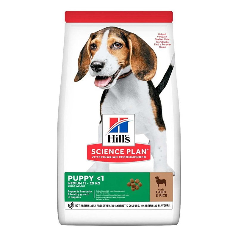 Hills Science Plan Puppy Medium Lamb & Rice Food 2.5 Kg