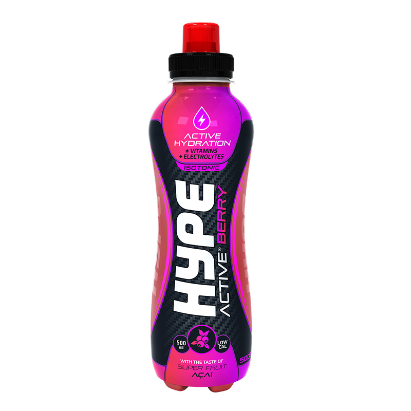 Hype Energy Sport Drink Berry ACAI Super Fruit 500mg x 12 Pcs Best Price in UAE
