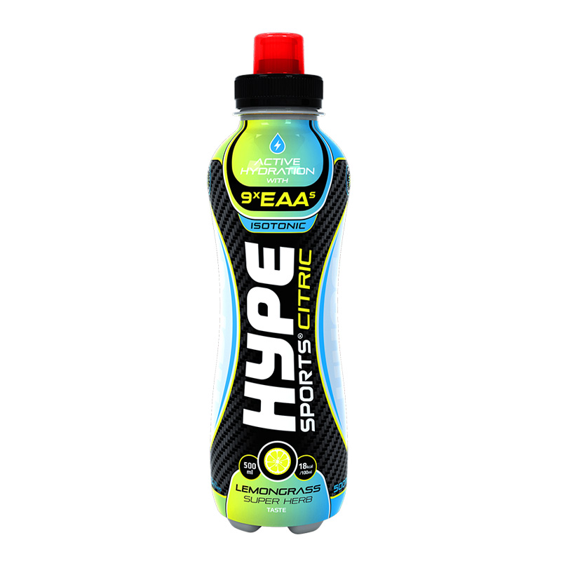 Hype Energy Sport Drink Citric Lemon Grass Super Herb 500mg x 12 Pcs Best Price in UAE