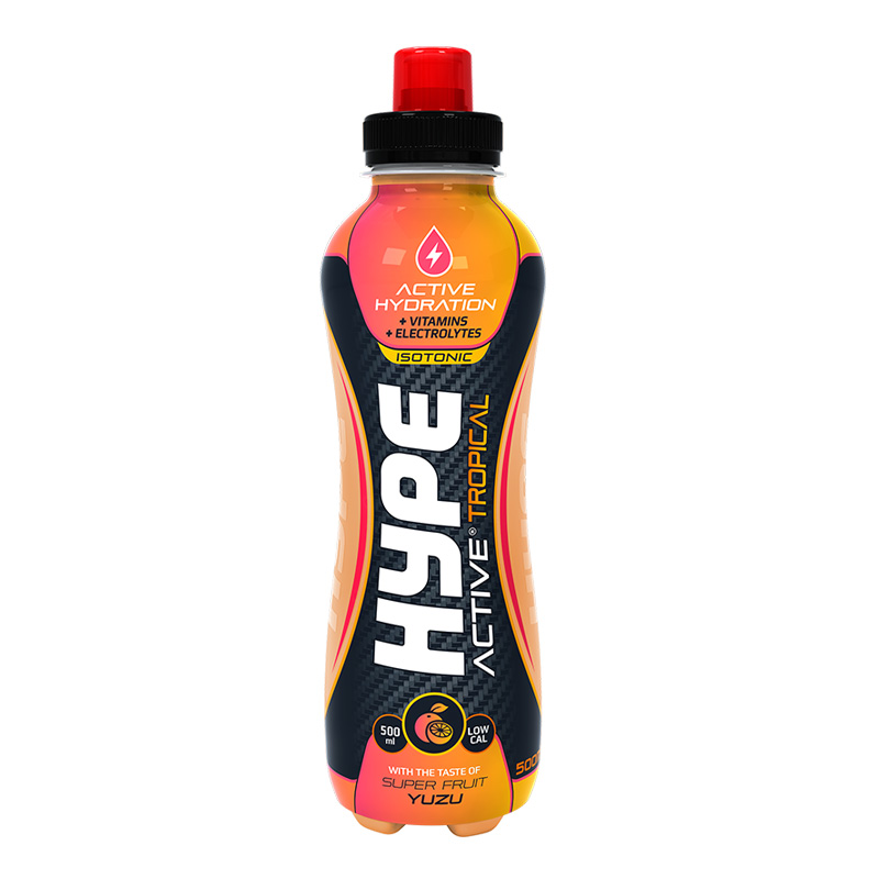 Hype Energy Sport Drink Tropical Yuzu Super Fruit 500mg x 12 Pcs Best Price in UAE