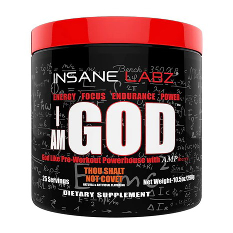 Insane Labz I am God 25 Servings - Orange