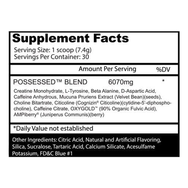 Insane Labz Possessed 30 Serving - Gummy Worm Best Price in Dubai