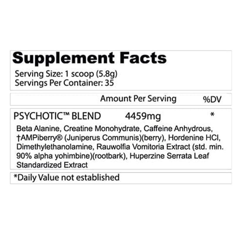 Insane Labz Psychotic Red 35 Servings - Watermelon Best Price in Dubai