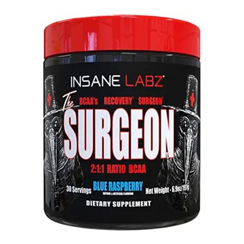 Insane Labz Surgeon BCAA 30 Servings - Blue Raspberry