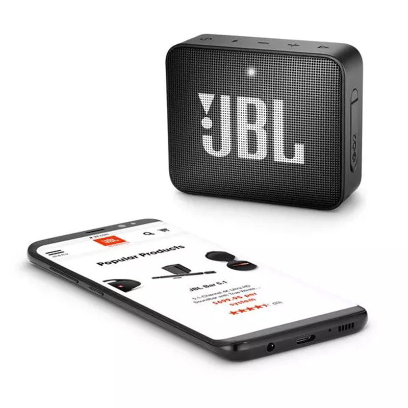 JBL GO2 Mini Portable Waterproof Speaker - Black Best Price in Sharjah