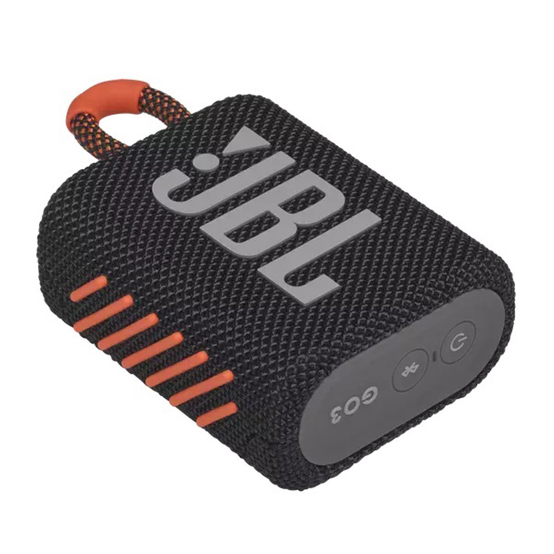 JBL GO3 Portable Waterproof Speaker - Black/Orange Best Price in UAE