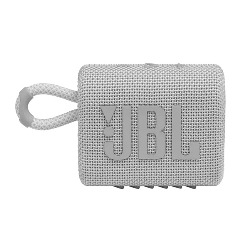 JBL GO3 Portable Waterproof Speaker - White Best Price in Dubai