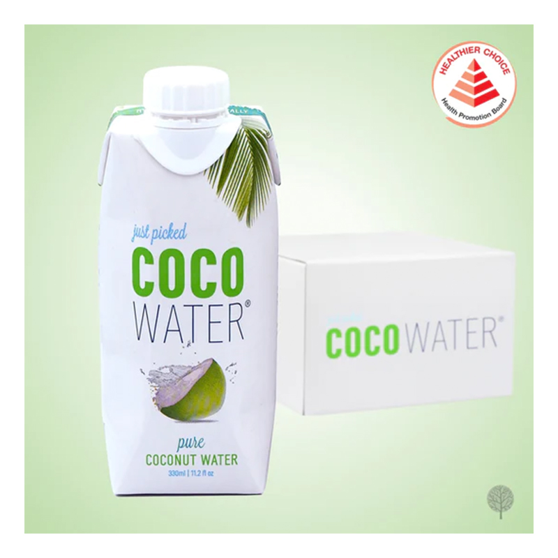 Just Pick Coco Water Coconut Water - 330 ml x 12 Pkts Carton