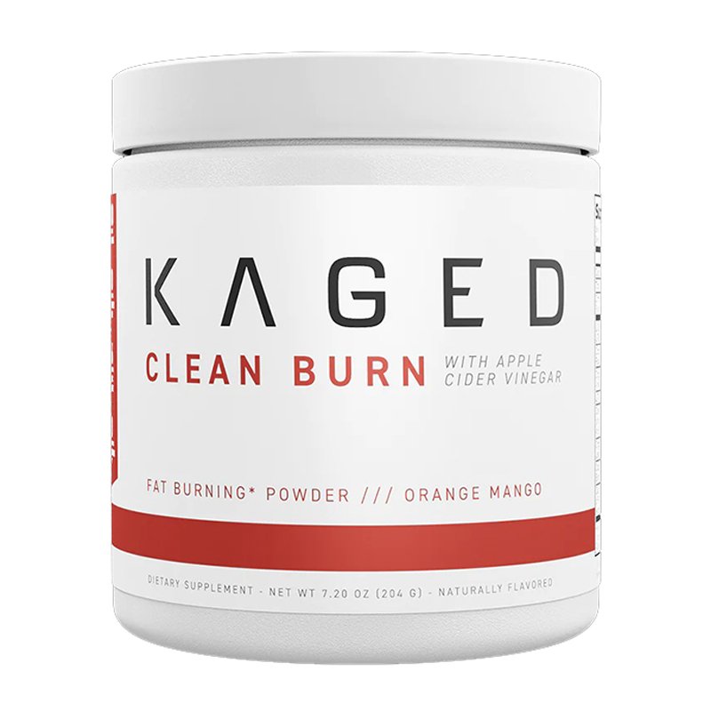 Kaged Clean Burn Powder 30 Servings - Orange Mango