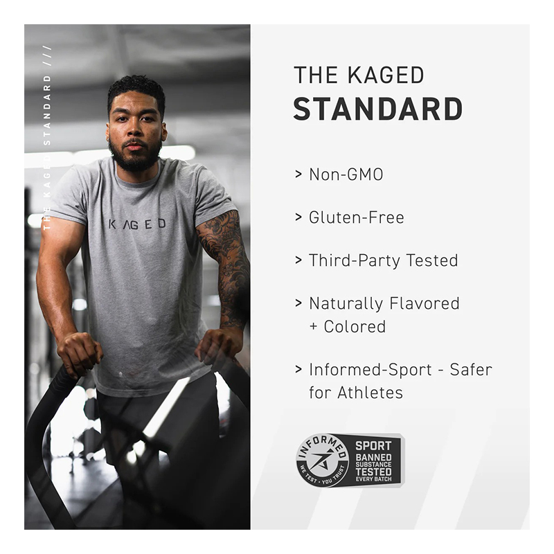 Kaged Clean Burn Powder 30 Servings - Orange Mango Best Price in Fujairah