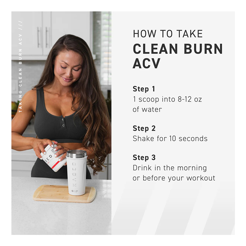 Kaged Clean Burn Powder 30 Servings - Orange Mango Best Price in UAE
