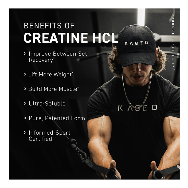 Kaged Creatine HCL Powder 75 Servings - Lemon Lime Best Price in Abu Dhabi