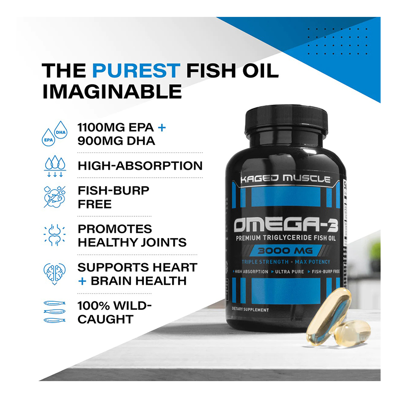 Kaged Omega 3 Fish Oil 60 Capsule Best Price in Ajman