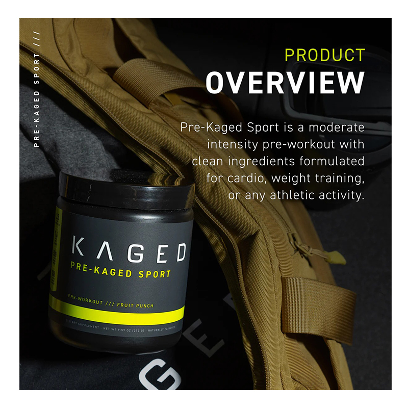 Kaged Pre Kaged Sport 20 Servings - Glacier Grape Best Price in Abu Dhabi