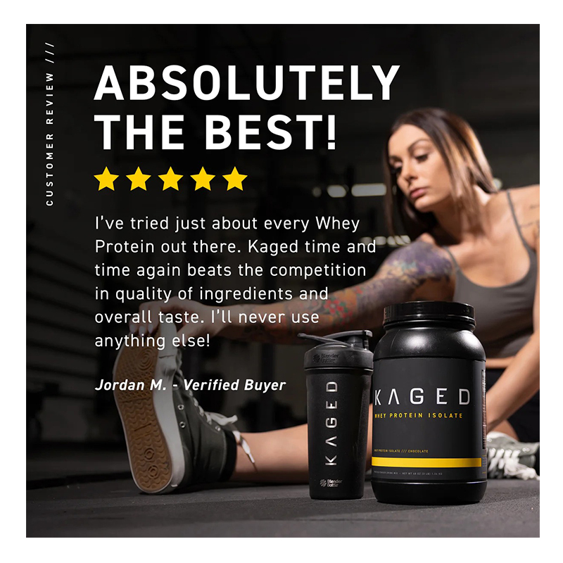 Kaged Whey Protein Isolate 3 lbs - Chocolate Best Price in Fujairah