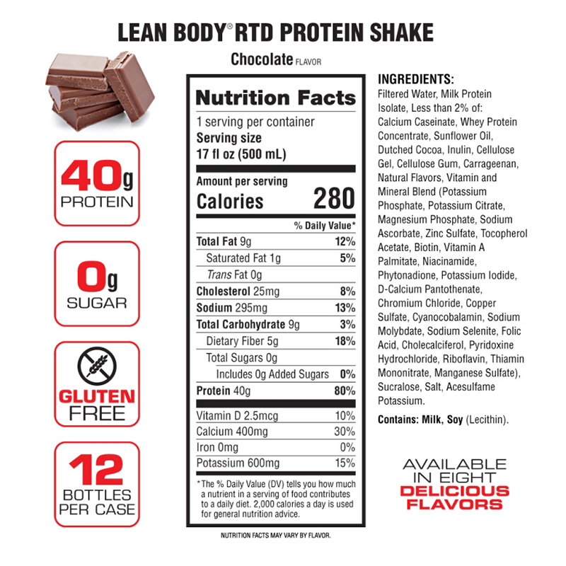 Labrada Lean Body Ready to Drink Tetra Drink 17 oz Best Price in UAE