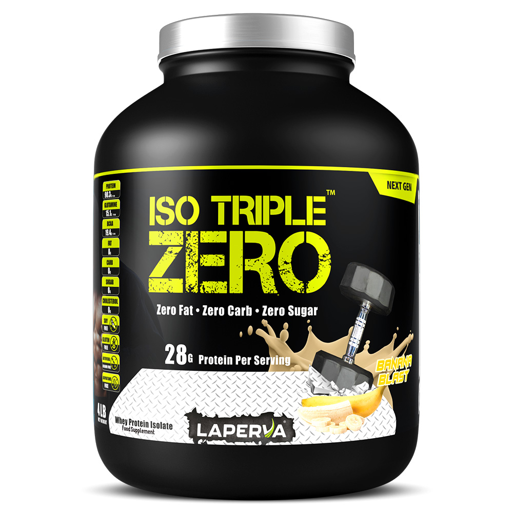 Laperva ISO Triple Zero Whey Protein 4lb - Banana