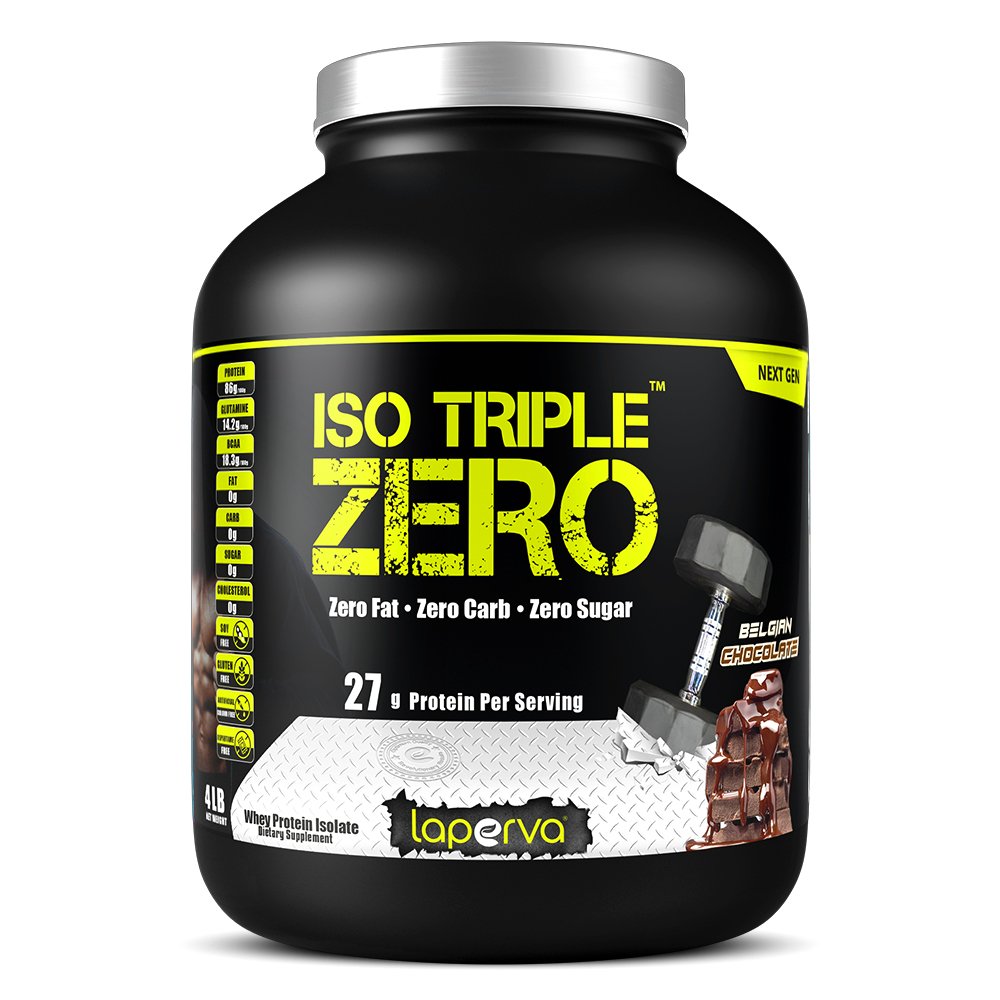 Laperva ISO Triple Zero Whey Protein 4lb - Belgian Chocolate