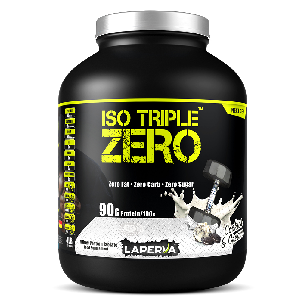 Laperva ISO Triple Zero Whey Protein 4lb - Belgian Cookies and Cream