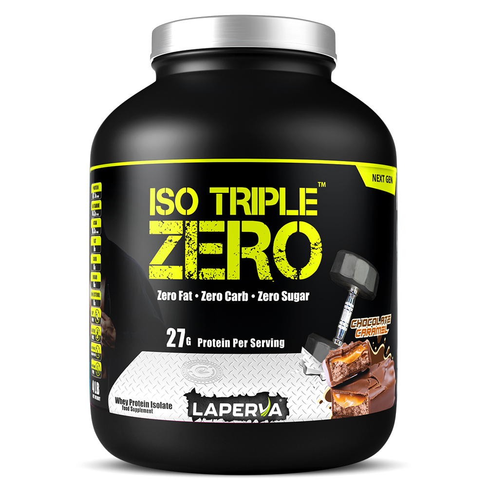 Laperva ISO Triple Zero Whey Protein 4lb - Chocolate Caramel